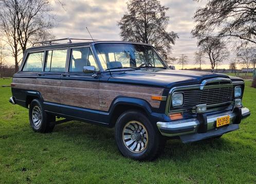 Jeep Grand Wagoneer 5.9 V8. 1982 Blauw, Auto's, Oldtimers, Particulier, LPG, Automaat, Ophalen