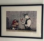 BANKSY : litho met certificat, Ophalen of Verzenden