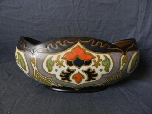 Plateel jardiniere cache-pot dec Ster Kon Zuid Holland Gouda, Antiek en Kunst, Antiek | Keramiek en Aardewerk, Ophalen of Verzenden