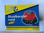 Staalborstel Rond 75mm of 100mm - Nieuw, Doe-het-zelf en Verbouw, Gereedschap | Handgereedschap, Ophalen of Verzenden, Nieuw