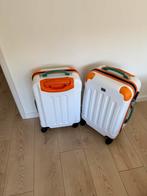 2x Handbagage Koffers Postcode Loterij, Ophalen, Gebruikt, 50 tot 60 cm, Hard kunststof