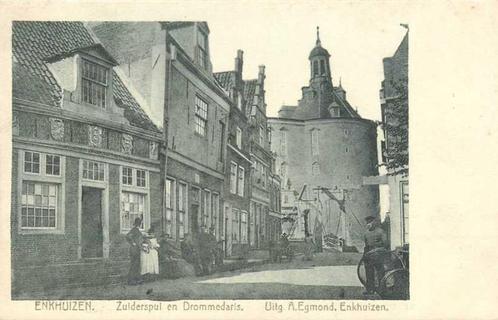 (380-220-009) Enkhuizen Zuiderspui Drommedaris, Verzamelen, Ansichtkaarten | Nederland, Noord-Holland, Verzenden