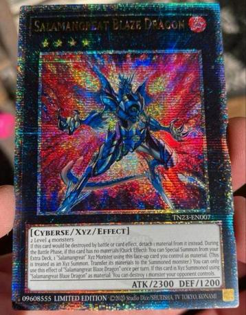 Yu-Gi-Oh! Salamangreat Blaze Dragon TN23 QCR 1st Ed ! beschikbaar voor biedingen