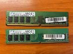 2x 4GB DDR4 intern geheugen Samsung, Computers en Software, RAM geheugen, DDR4, 8 GB, Ophalen of Verzenden, Zo goed als nieuw