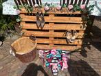Pallet High heel garage. Bruiloft decoratie, Ophalen, Zo goed als nieuw, Materiaal