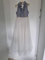 Trendy jeans look trouwjurk Linea Raffaelli, Kleding | Dames, Trouwjurk, Wit, Ophalen of Verzenden, Linea Raffaelli