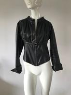 Qi-Do zwart leren jasje maat 36, Kleding | Dames, QI-DO, Zwart, Ophalen of Verzenden, Jasje