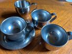 RVS Espresso Kopjes Dubbelwandig -vintage, Huis en Inrichting, Keuken | Servies, Overige materialen, Ophalen of Verzenden, Zo goed als nieuw