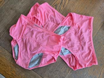 menstruatieondergoed maat XS pakket van 4 Roze beschikbaar voor biedingen