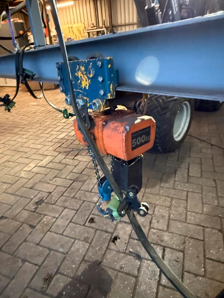 Bovenloopkraan 1 ton - Gebruikt, Doe-het-zelf en Verbouw, Lieren en Takels, Ophalen