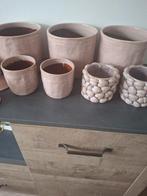 Bloempotten, Ophalen, Rond, Zo goed als nieuw, Aardewerk
