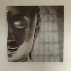 Canvast Buddha 1 x 1 meter, 75 tot 100 cm, Gebruikt, Ophalen of Verzenden, 75 cm of meer