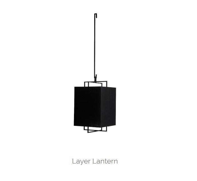 Layer hanglamp, Huis en Inrichting, Lampen | Hanglampen, Zo goed als nieuw, 50 tot 75 cm, Metaal, Stof, Ophalen