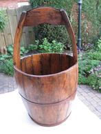 ANTIEKE CHINESE HOUTEN EMMER - BUCKET v. ca 1900, Antiek en Kunst, Verzenden