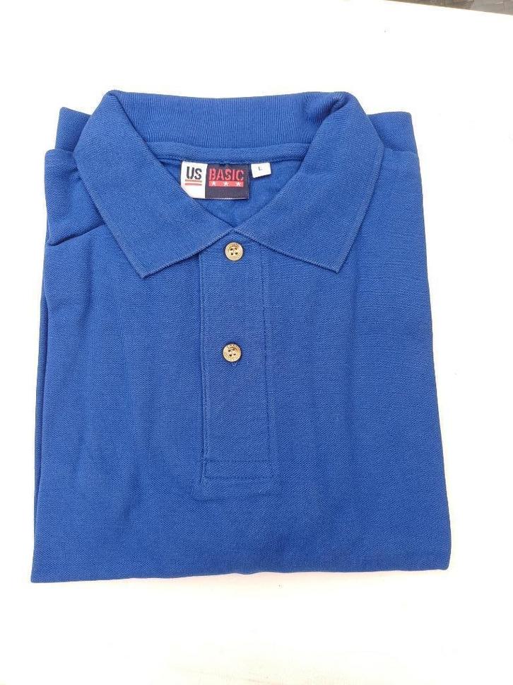 polo hirt blauw Sky maat L NIeuw 100% katoen, Kleding | Heren, Polo's, Nieuw, Maat 52/54 (L), Blauw, Ophalen of Verzenden