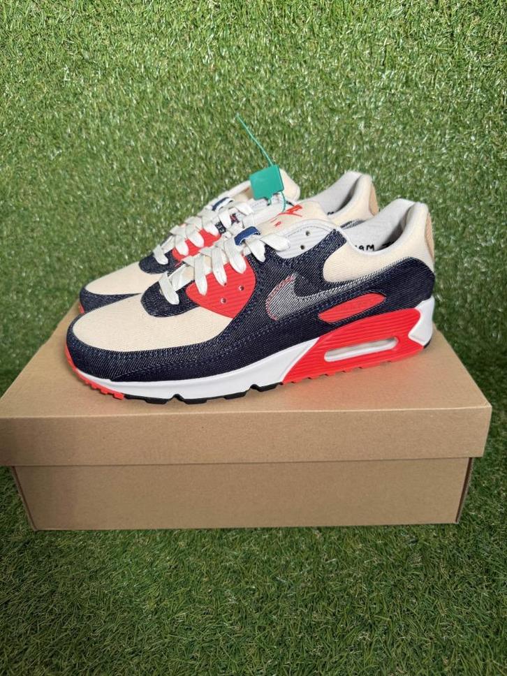 Air Max 90 "Denham" | CU1646-400 | size 42.5 (US9), Kleding | Heren, Schoenen, Nieuw, Sneakers of Gympen, Blauw, Ophalen of Verzenden