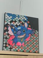 Stitch Schilderij - Blacklight & Metallic, Antiek en Kunst, Ophalen of Verzenden