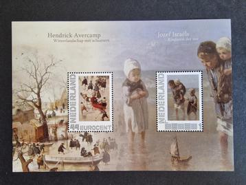 2010 Vel Persoonlijke postzegels Jozef Israels & Avercamp beschikbaar voor biedingen