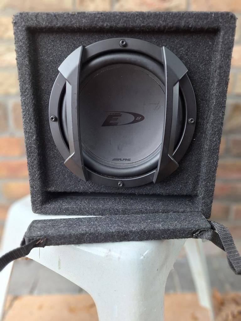 Alpine SWD-815 Actieve Subwoofer 12 inch, Auto diversen, Autospeakers, Ophalen of Verzenden, Gebruikt