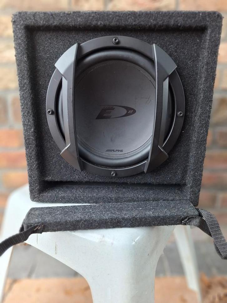 Alpine SWD-815 Actieve Subwoofer 12 inch, Auto diversen, Autospeakers, Gebruikt, Ophalen of Verzenden