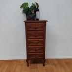 Vintage Queen Ann ladekastje nachtkastje ladekast 406, Gebruikt, Info@flashbackfurniture.nl, Eikenhout, Flashback Furniture