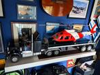 Wedico Truck + oplegger + RC helicopter, Hobby en Vrije tijd, Modelbouw | Radiografisch | Auto's, Ophalen of Verzenden, Zo goed als nieuw