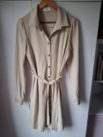 Jurk C&S beige M suède achtige stof, Maat 38/40 (M), Beige, Ophalen of Verzenden, Gedragen