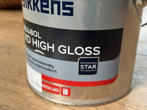 Sikkens Rubbol XD High Gloss | Flessengroen | RAL 6007, Doe-het-zelf en Verbouw, Verf, Beits en Lak, Zo goed als nieuw, Lak, Minder dan 5 liter