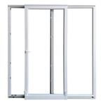 Kunststof  Kiepschuifpui L B200 H215cm Wit, Doe-het-zelf en Verbouw, Kozijnen en Schuifpuien, Niet ingevuld, Kunststof, Niet ingevuld
