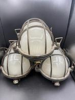 Vintage Prisma Tartaruga Messing scheepslamp 3 stuks 100W, Ophalen of Verzenden