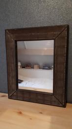 Spiegel 50x60 cm met houten lijst, Ophalen, Zo goed als nieuw, Minder dan 100 cm, Rechthoekig