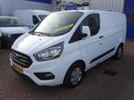 Ford Transit Custom 280 2.0 TDCI L1H1 Trend AIRCO 3 ZITS CRU, Auto's, Bestelauto's, Voorwielaandrijving, Stof, 4 cilinders, Wit