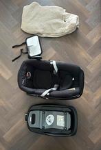 Maxi Cosi Pebble, ISO Familyfix, Koeka voetenzak en spiegel, 0 t/m 13 kg, Autogordel of Isofix, Maxi-Cosi, Gebruikt