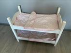 Poppenbed stapelbed pop + beddengoed tweeling, Ophalen of Verzenden, Zo goed als nieuw, Babypop