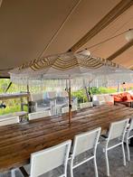 Geel-Witte Parasol - Zomerse Sfeer!, Ophalen, Gebruikt, 1 tot 2 meter, Stokparasol