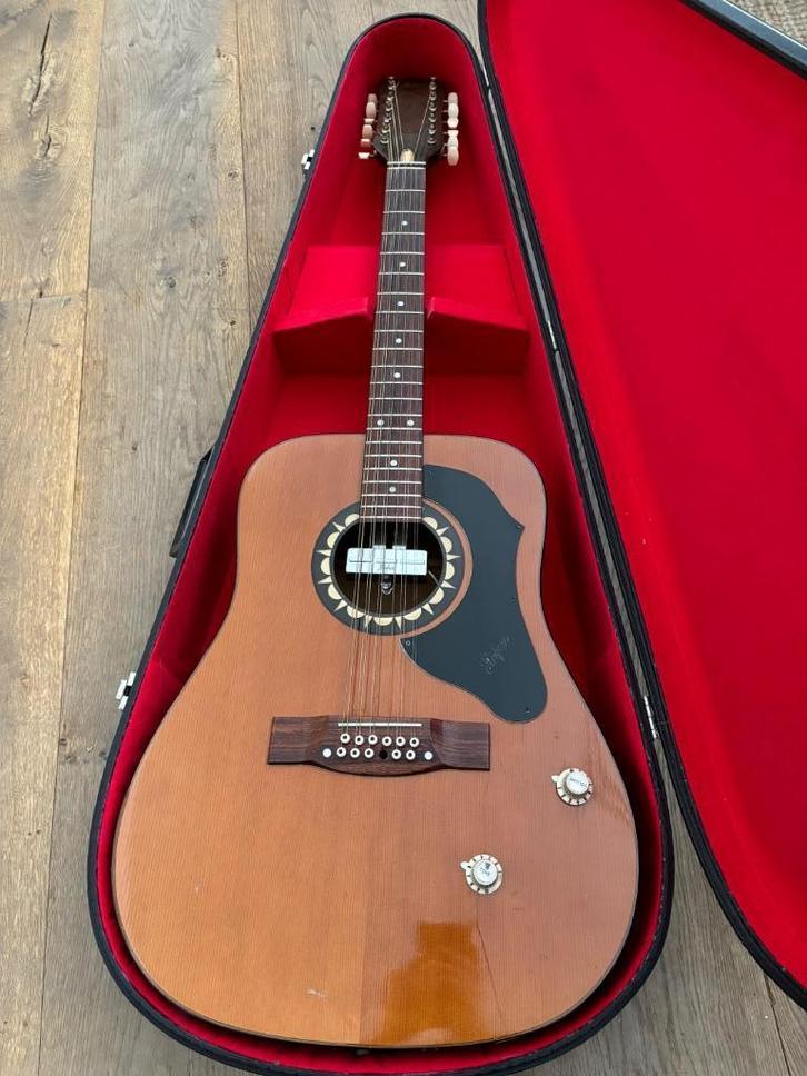 Höfner Semi-Akoestische Gitaar 490E, Muziek en Instrumenten, Snaarinstrumenten | Gitaren | Akoestisch, Gebruikt, Western- of Steelstringgitaar