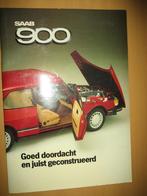 Saab 900 1986 folder brochure, Ophalen, Zo goed als nieuw, Overige merken