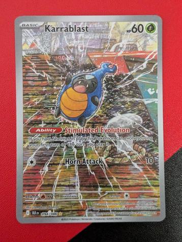Pokémon kaart (Full Art) - Karrablast [Black Bolt] EN beschikbaar voor biedingen