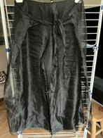 Lange zwarte feestbroek,design broek mt 40,broek wijde pijp, Zwart, Zo goed als nieuw, Lang, Ophalen