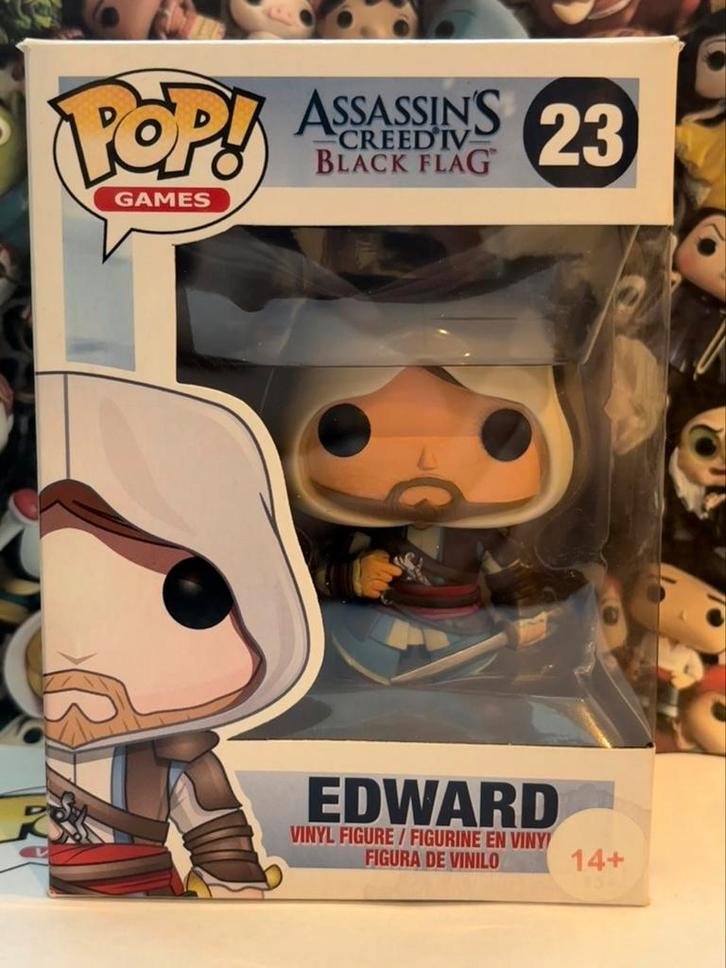 Funko pop Edward 23 Assassin’s creed black flag games, Verzamelen, Poppetjes en Figuurtjes, Zo goed als nieuw, Ophalen of Verzenden
