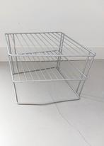 Metalen Bordenrek / Keukenrek 2 stuks  - 25x25x19 cm, Ophalen of Verzenden, Zo goed als nieuw