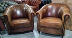 2x schapenleren club fauteuil Joris + BEZORGING GRATIS, Gebruikt, ., Ophalen of Verzenden, .
