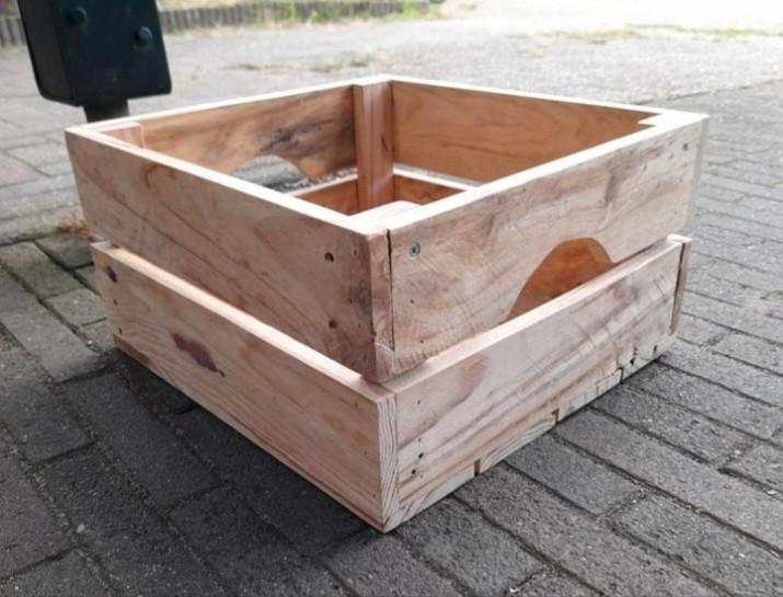 Fruitkistjes- reclaimed wood - 2 stuks, Huis en Inrichting, Woonaccessoires | Kisten, Nieuw, Minder dan 50 cm, Minder dan 50 cm