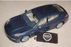 1:18 PORSCHE PANAMERA blue Norev zie info USED WRH, Hobby en Vrije tijd, Modelauto's | 1:18, Verzenden, Gebruikt, Auto, Norev