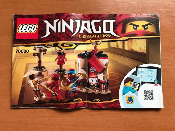 Boekje Lego Ninjago Monastrey Training 70680, Kinderen en Baby's, Speelgoed | Duplo en Lego, Gebruikt, Lego, Ophalen of Verzenden