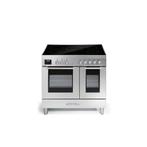 Laatste model – Fratelli Inductiefornuis 89,5cm 2 ovens RVS, 60 cm of meer, Nieuw, Ophalen of Verzenden, Energieklasse A of zuiniger
