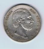 18-940 Nederland 2 1/2 gulden 1858, Postzegels en Munten, Munten | Nederland, Zilver, 2½ gulden, Koning Willem III, Losse munt