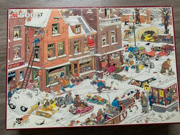 Jan van Haasteren puzzel - Wintertafereel - 5000 stukjes beschikbaar voor biedingen