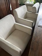 4 luxe roomwitte stoelen, Huis en Inrichting, Ophalen, Gebruikt, Wit, Landelijk