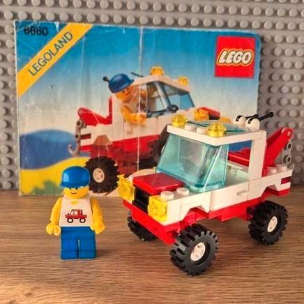Lego 6660 - Red Hook Truck - Vintage Legoland!, Kinderen en Baby's, Speelgoed | Duplo en Lego, Gebruikt, Ophalen of Verzenden